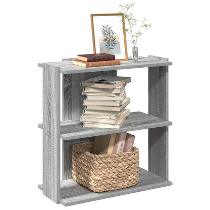 Boekenkast Henk - 2-laags - grijs sonoma