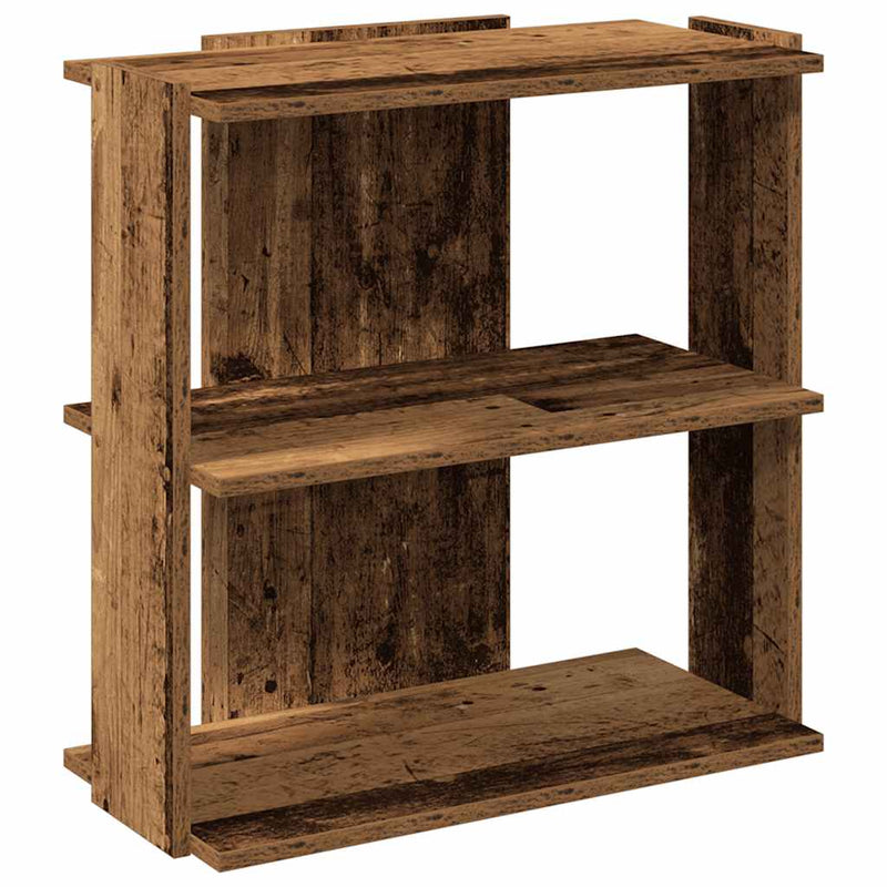 Boekenkast Henk - 2-laags - oud hout – extra afbeelding