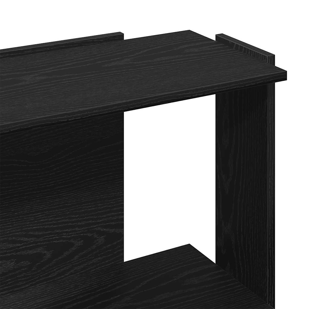 Boekenkast Noud - 3-laags - zwart