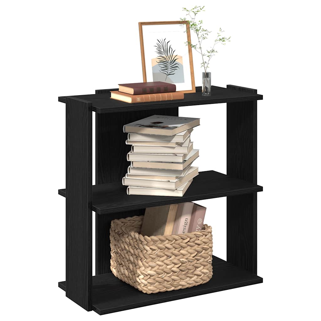 Boekenkast Noud - 3-laags - zwart