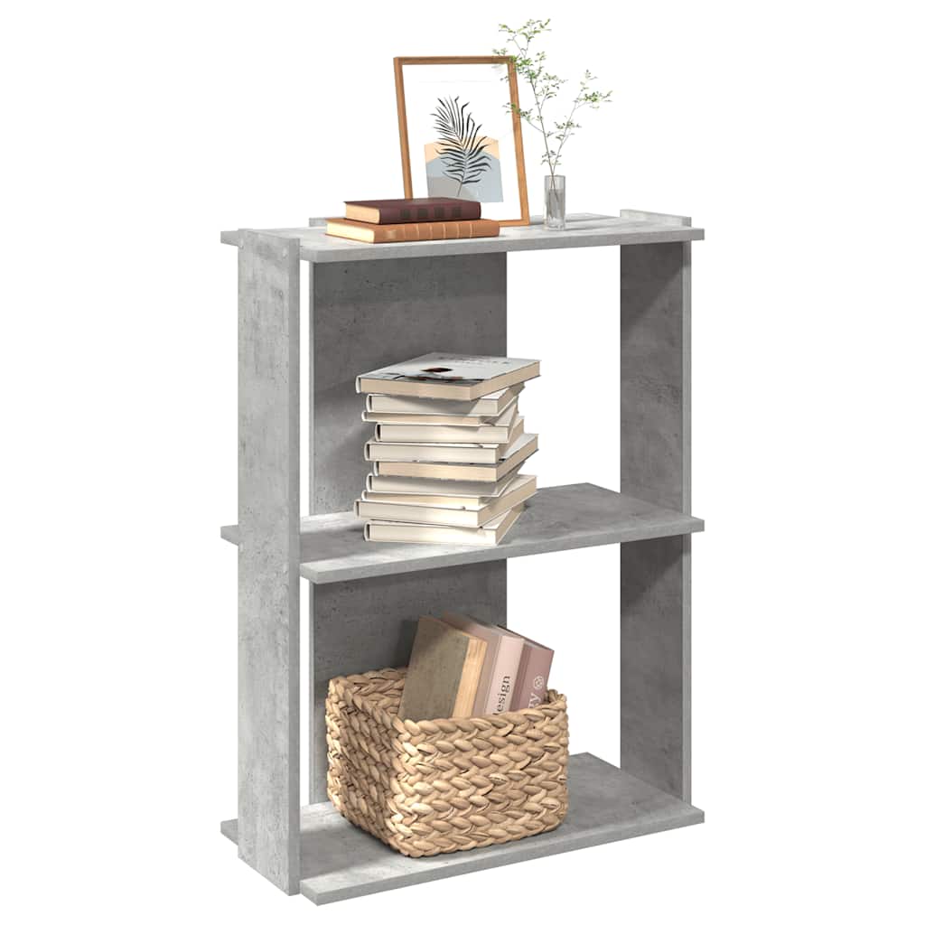 Boekenkast Noud - 3-laags - betongrijs