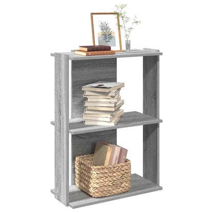 Boekenkast Noud - 3-laags - grijs sonoma