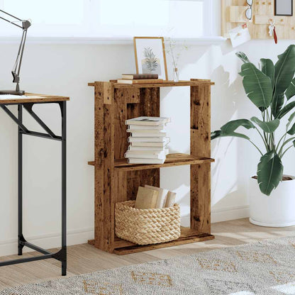 Boekenkast Noud - 3-laags - oud hout