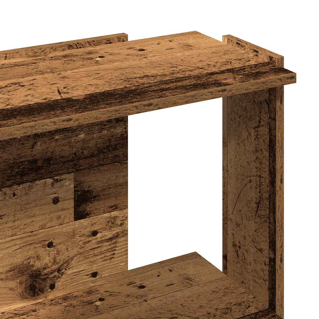 Boekenkast Noud - 3-laags - oud hout