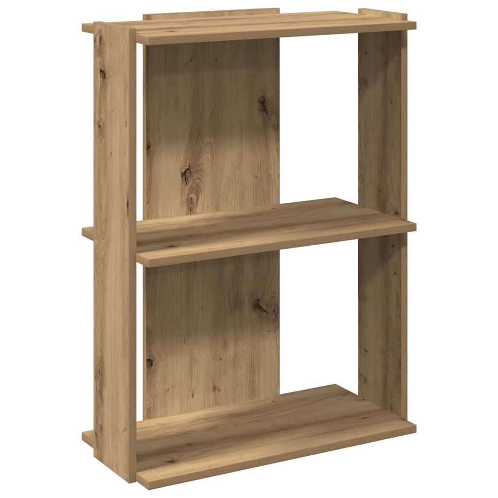 Boekenkast Noud - 60x30x80 cm - artisanaal eiken