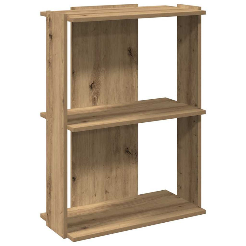 Boekenkast Noud - 60x30x80 cm - artisanaal eiken – extra afbeelding