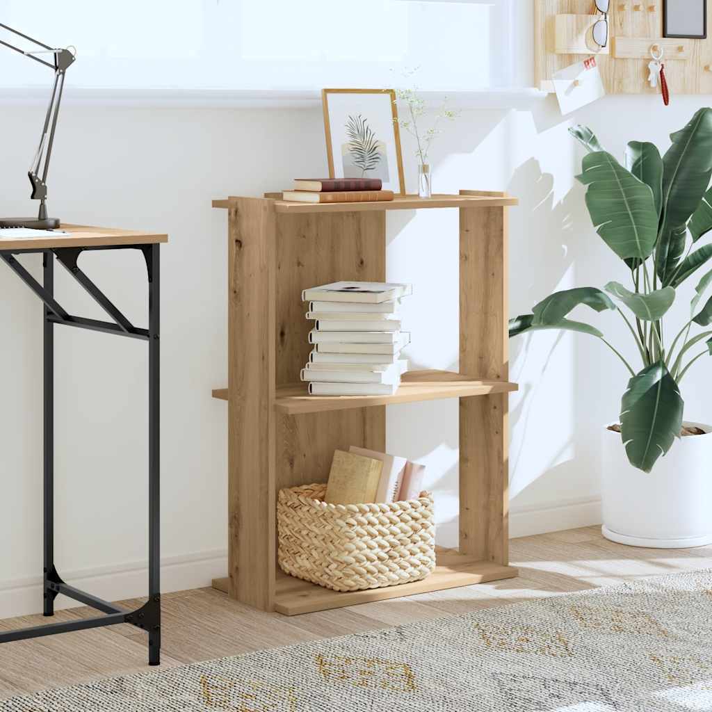 Boekenkast Noud - 60x30x80 cm - artisanaal eiken