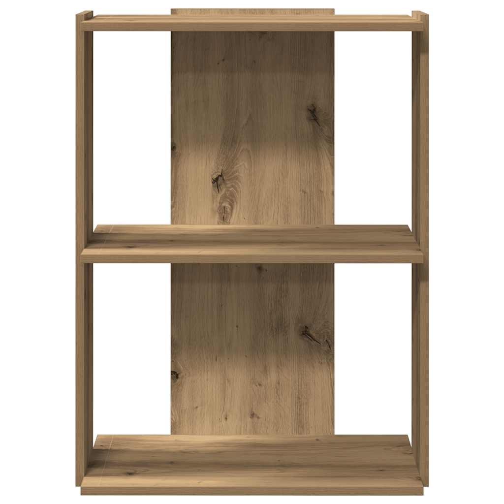 Boekenkast Noud - 60x30x80 cm - artisanaal eiken