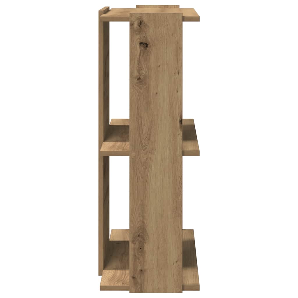 Boekenkast Noud - 60x30x80 cm - artisanaal eiken