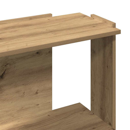 Boekenkast Noud - 60x30x80 cm - artisanaal eiken