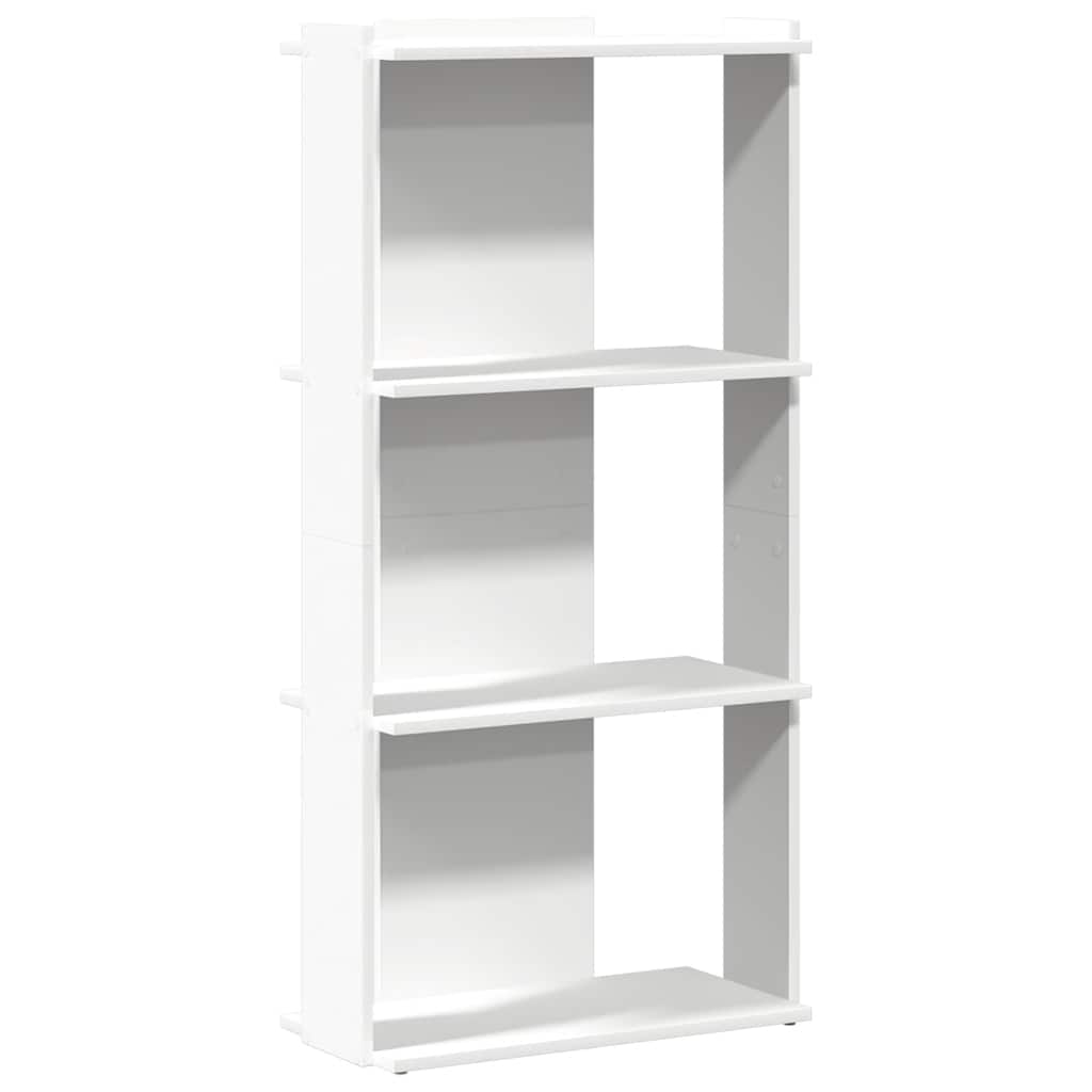 Boekenkast Bart - 3-laags - wit
