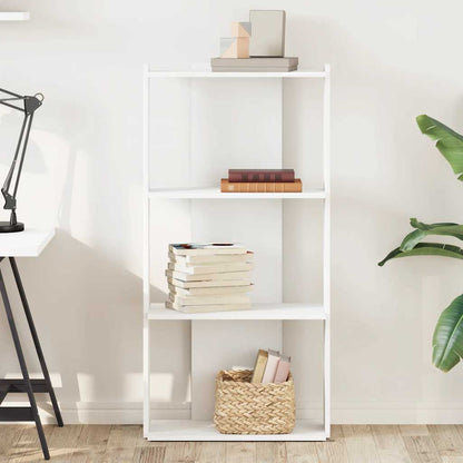 Boekenkast Bart - 3-laags - wit