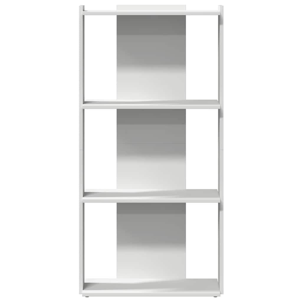 Boekenkast Bart - 3-laags - wit