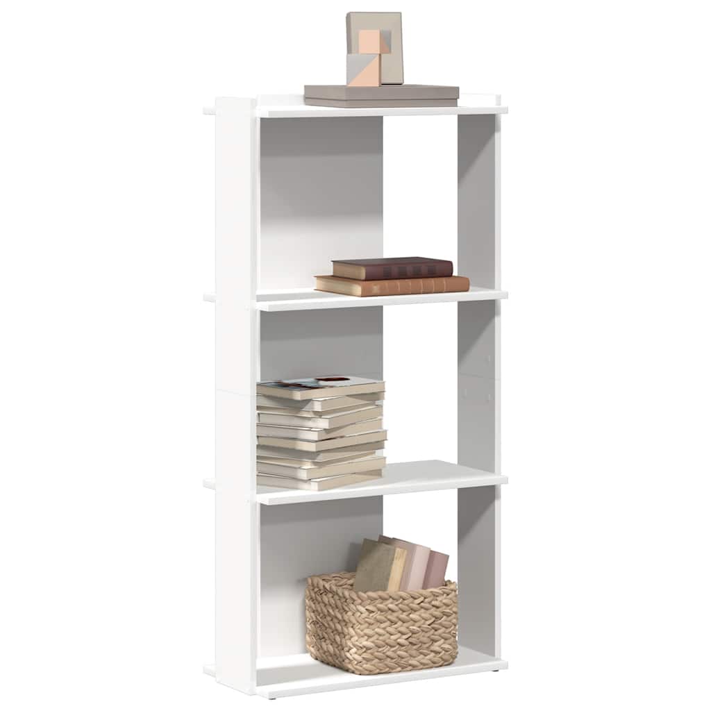 Boekenkast Bart - 3-laags - wit