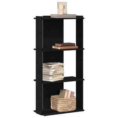 Boekenkast Bart - 3-laags - zwart