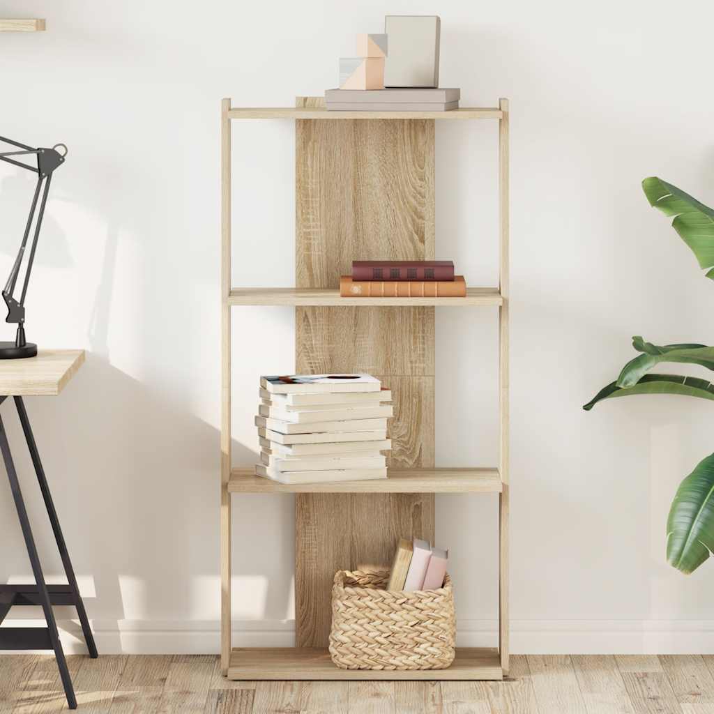 Boekenkast Bart - 3-laags - sonoma eiken