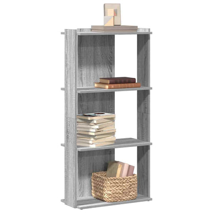Boekenkast Bart - 3-laags - grijs sonoma