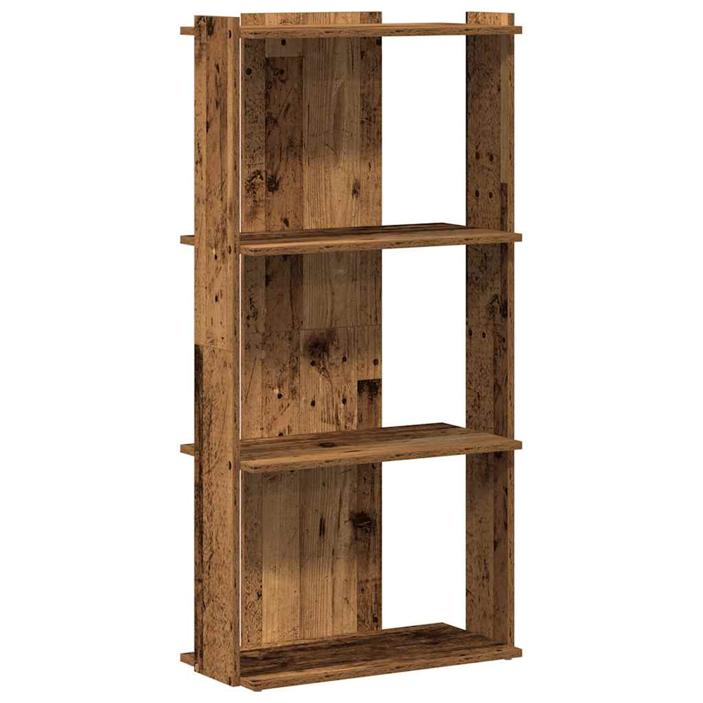 Boekenkast Bart - 3-laags - oud hout
