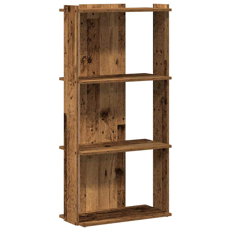 Boekenkast Bart - 3-laags - oud hout – extra afbeelding