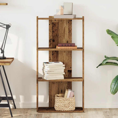 Boekenkast Bart - 3-laags - oud hout