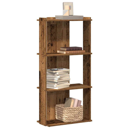 Boekenkast Bart - 3-laags - oud hout