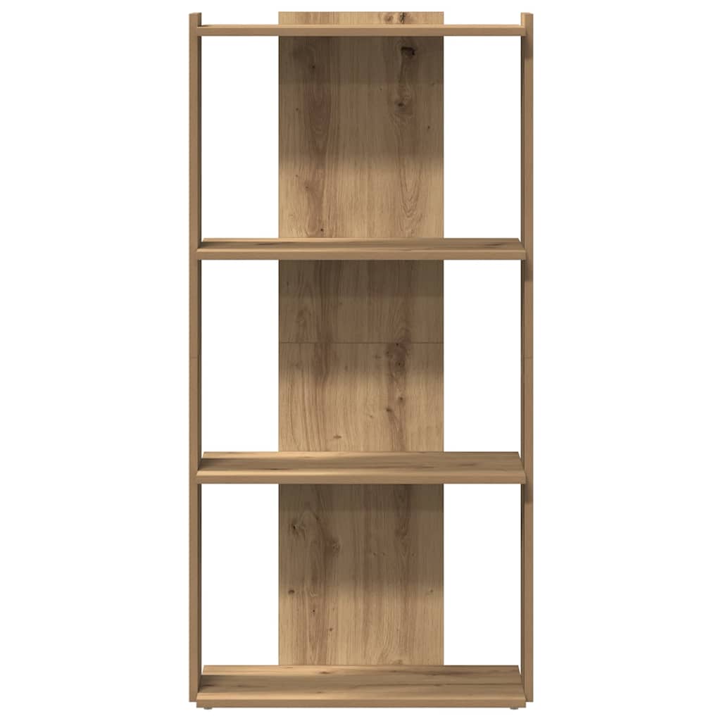 Boekenkast Bart - 60x30x120 cm - artisanaal eiken
