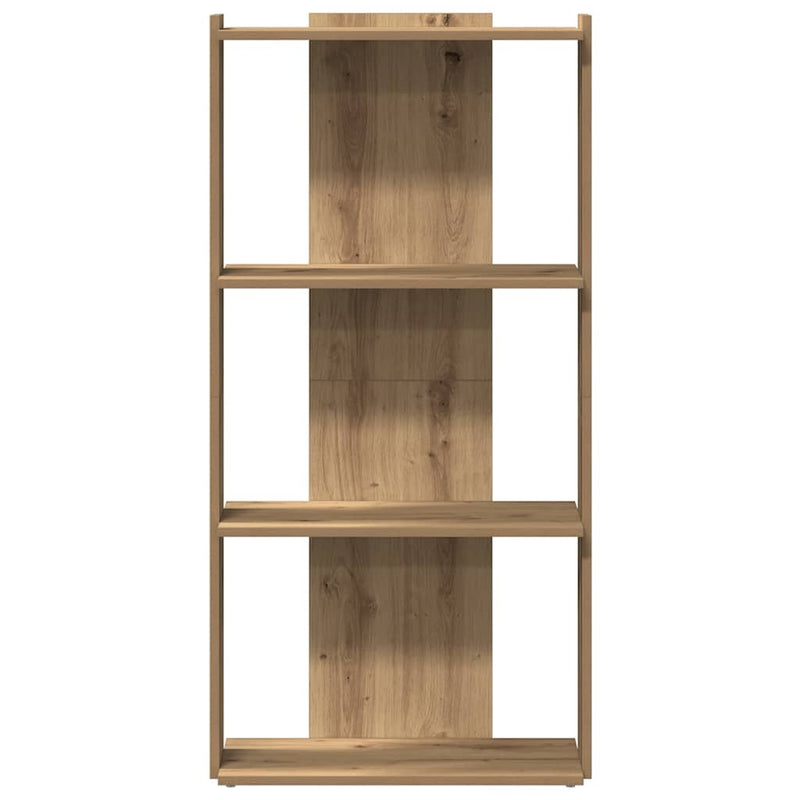 Boekenkast Bart - 60x30x120 cm - artisanaal eiken