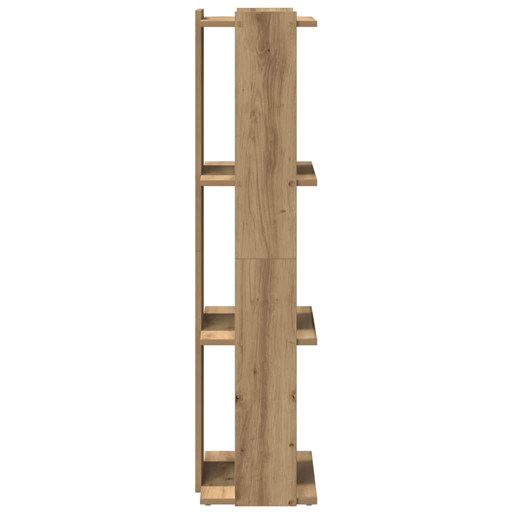 Boekenkast Bart - 60x30x120 cm - artisanaal eiken