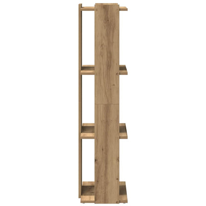 Boekenkast Bart - 60x30x120 cm - artisanaal eiken