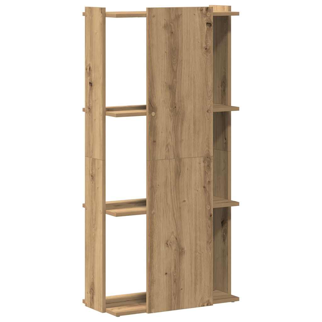Boekenkast Bart - 60x30x120 cm - artisanaal eiken
