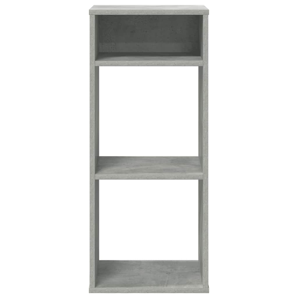 Boekenkast Siem - bewerkt hout - betongrijs