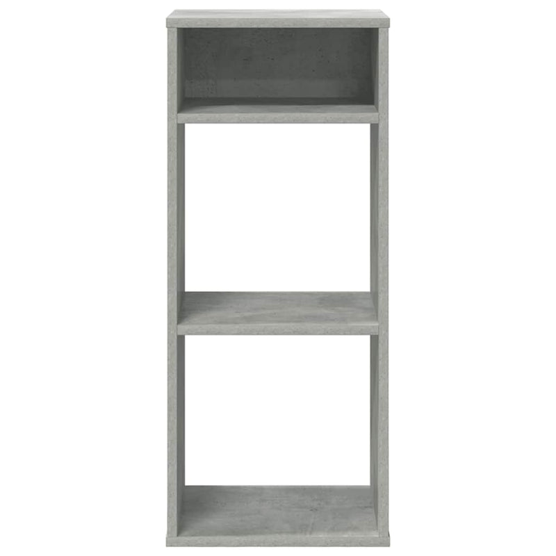 Boekenkast Siem - bewerkt hout - betongrijs