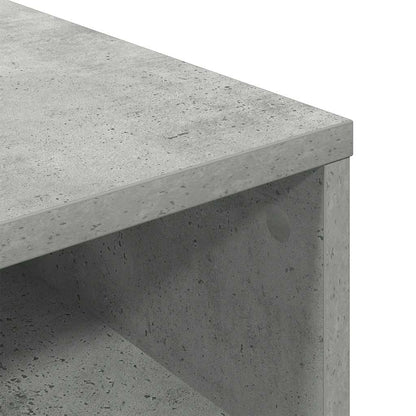 Boekenkast Siem - bewerkt hout - betongrijs