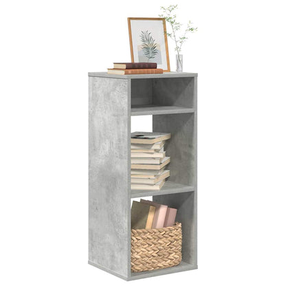 Boekenkast Siem - bewerkt hout - betongrijs