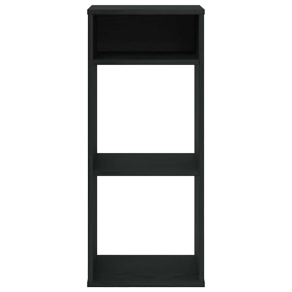 Boekenkast Siem - bewerkt hout - zwart