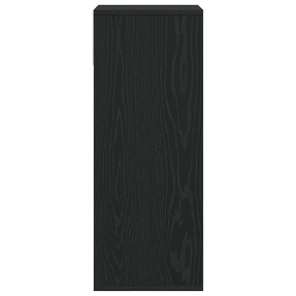 Boekenkast Siem - bewerkt hout - zwart