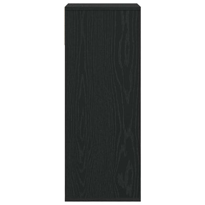 Boekenkast Siem - bewerkt hout - zwart