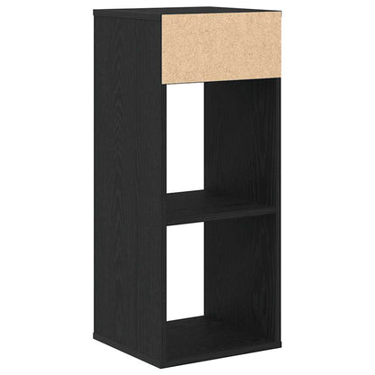 Boekenkast Siem - bewerkt hout - zwart