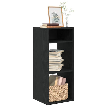 Boekenkast Siem - bewerkt hout - zwart