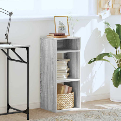 Boekenkast Siem - bewerkt hout - grijs sonoma