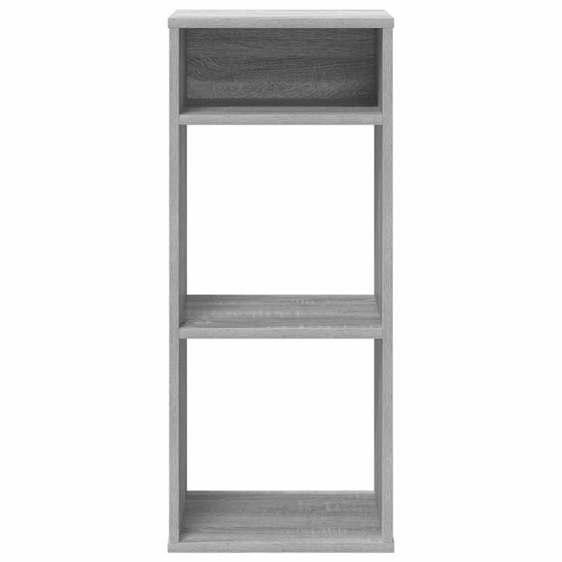 Boekenkast Siem - bewerkt hout - grijs sonoma