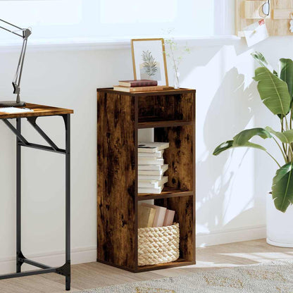 Boekenkast Siem - 80x24x143 cm - gerookt eiken