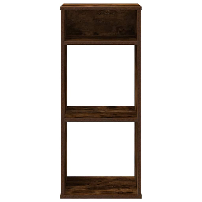 Boekenkast Siem - 80x24x143 cm - gerookt eiken
