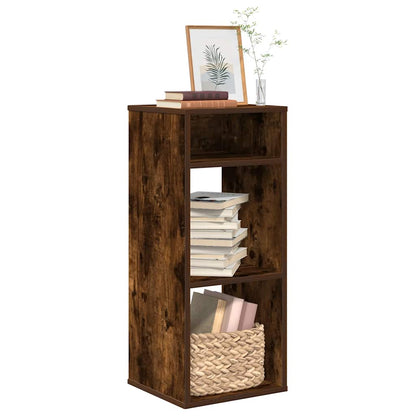 Boekenkast Siem - 80x24x143 cm - gerookt eiken