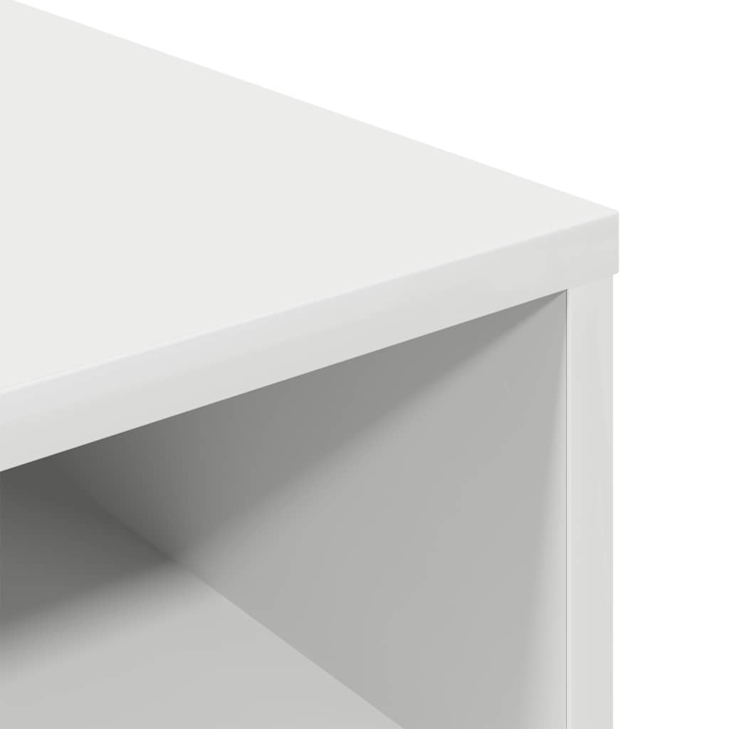 Boekenkast Siem - bewerkt hout - wit