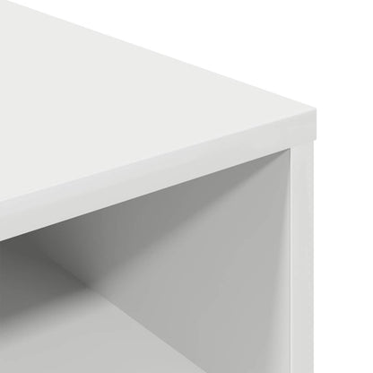 Boekenkast Siem - bewerkt hout - wit