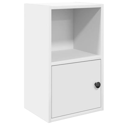 Boekenkast Jorn - bewerkt hout - wit