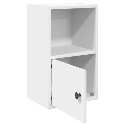 Boekenkast Jorn - bewerkt hout - wit