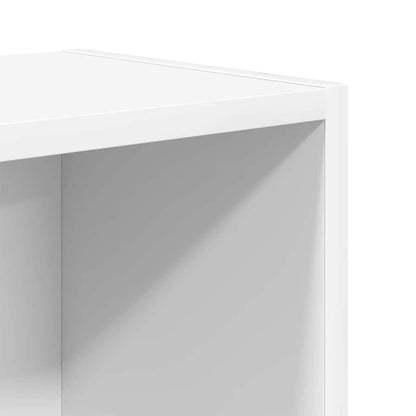 Boekenkast Jorn - bewerkt hout - wit