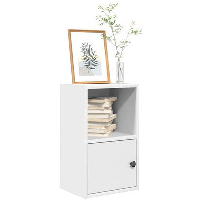Boekenkast Jorn - bewerkt hout - wit
